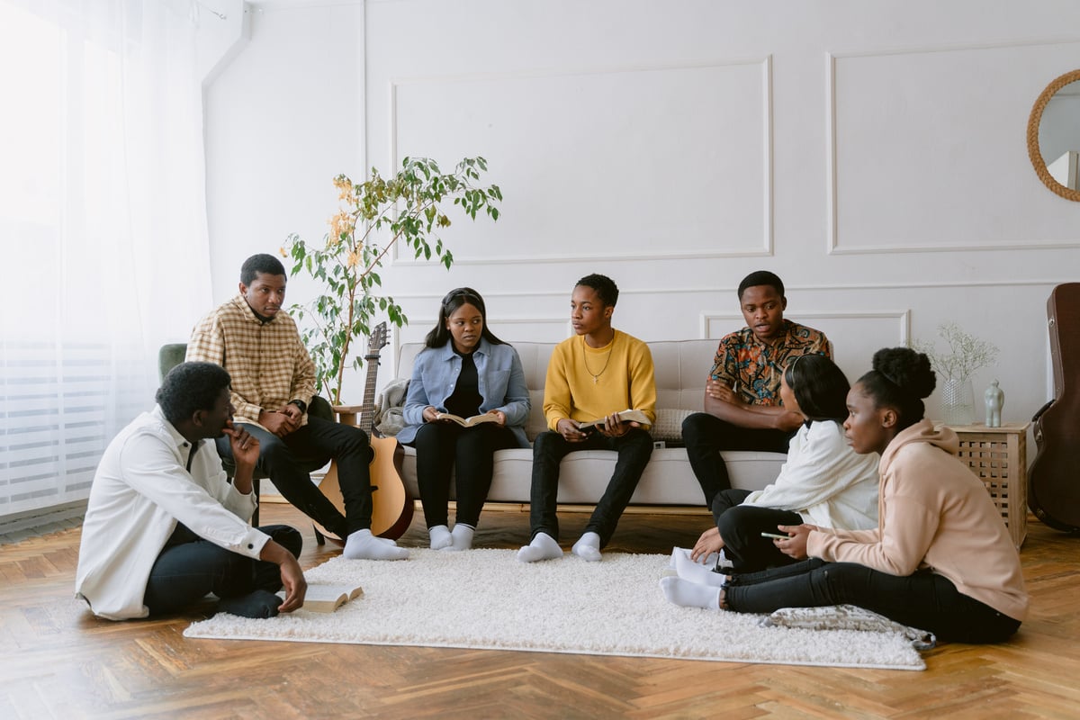 Group of People Having Prayer Meeting